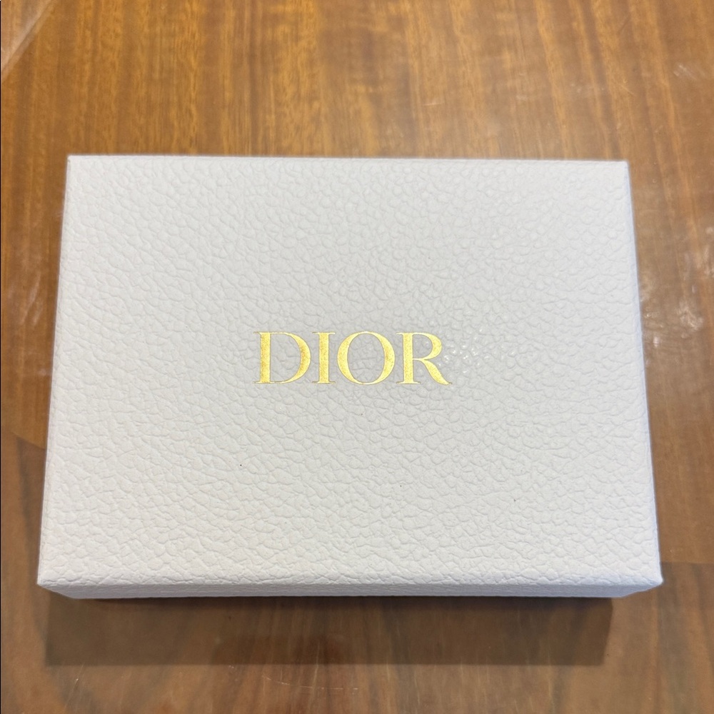 Dior White Box with Gold Logo